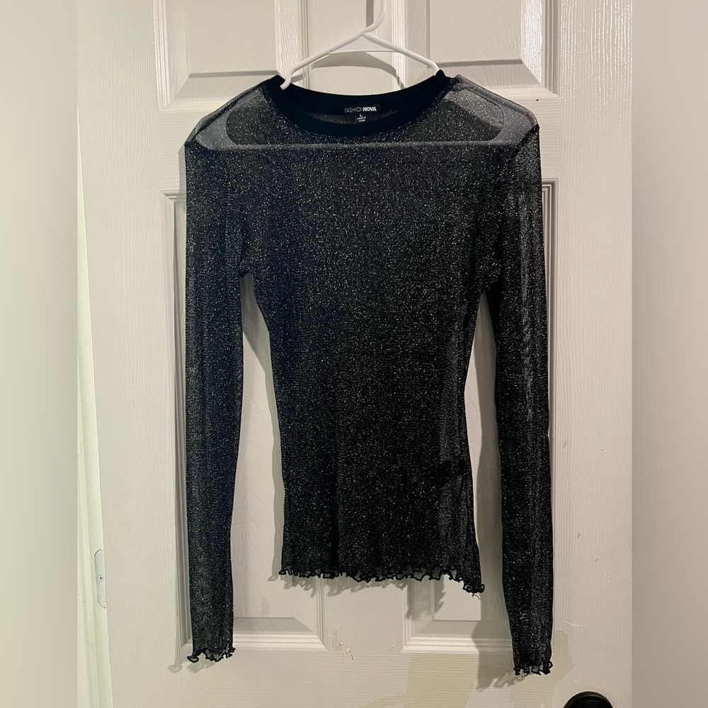 Sheer Sparkle Top - Picture 4 of 7